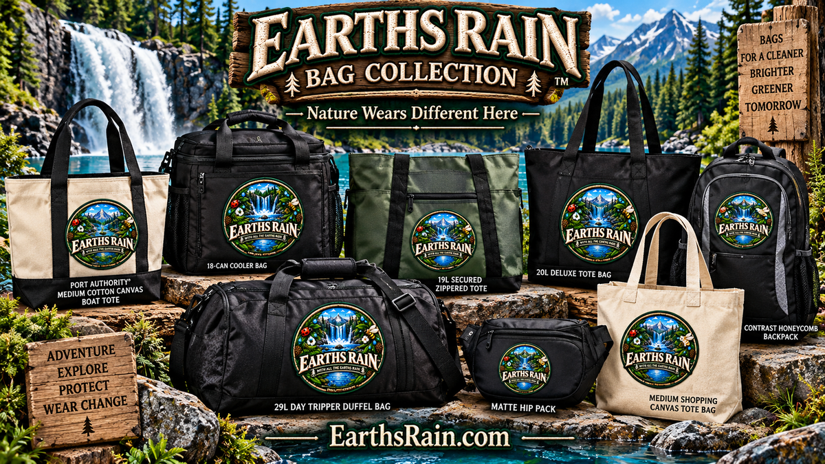 Earths Rain Bag Collection - Nature Wears Different Here