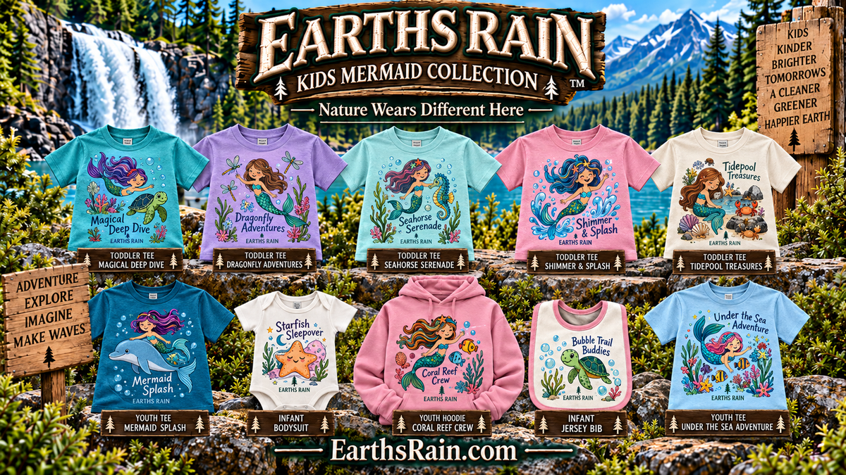 Earths Rain Kids Mermaid Collection - Nature Wears Different Here