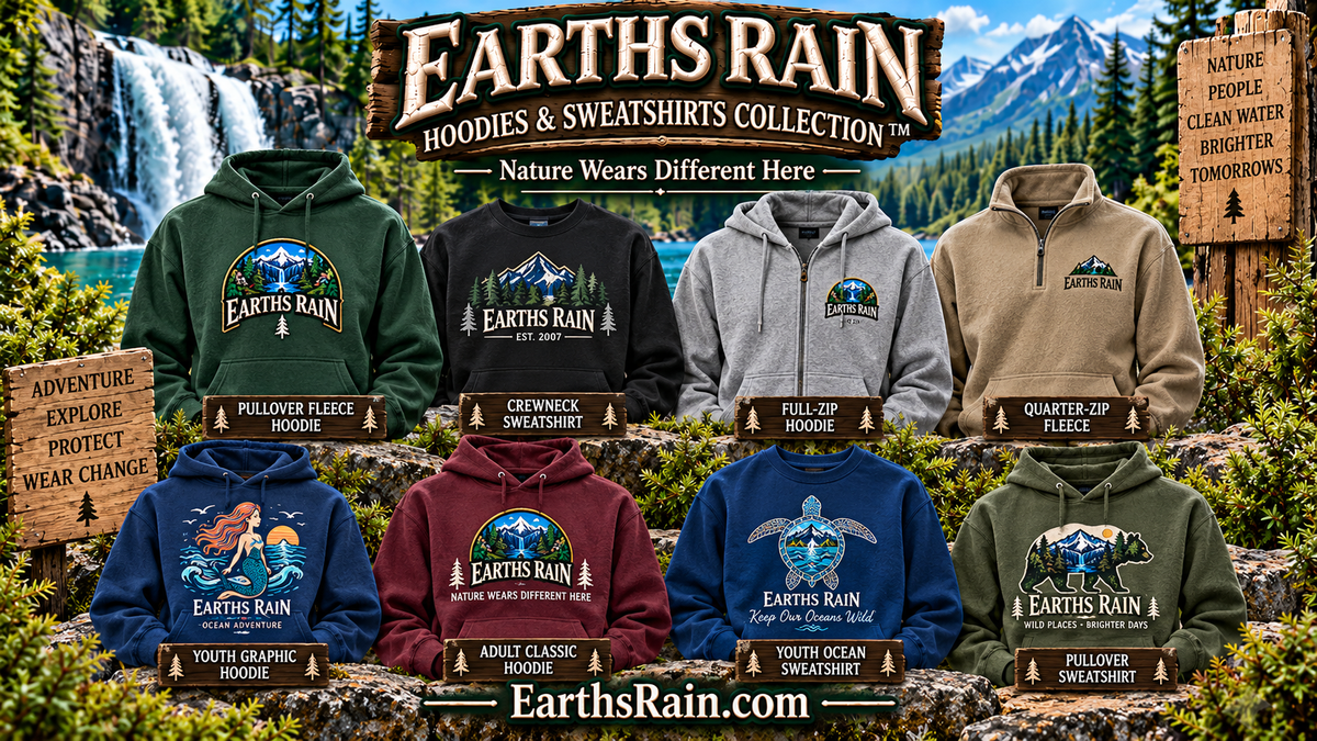 Earths Rain Hoodies & Sweatshirts Collection