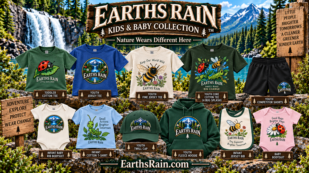 Earths Rain Kids & Baby Collection - Nature Wears Different Here